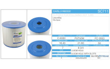 Darlly SC711 / C-8350 patroonfilter (verpakking van 4 stuks)-2