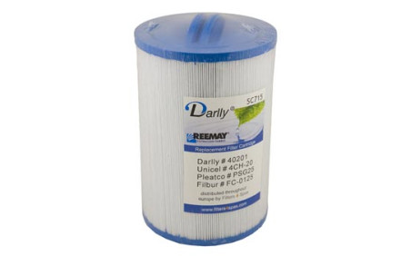 Darlly SC715 / 4CH-20 patroonfilter (verpakking van 9 stuks)