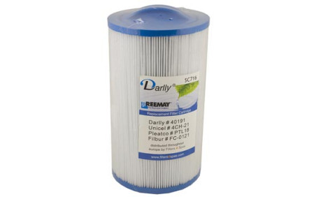 Darlly SC716 / 4CH-21 patroonfilter (verpakking van 9 stuks)