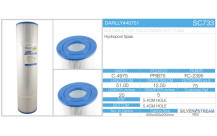 Darlly SC733 / C-4975 patroonfilter (verpakking van 9 stuks)-2