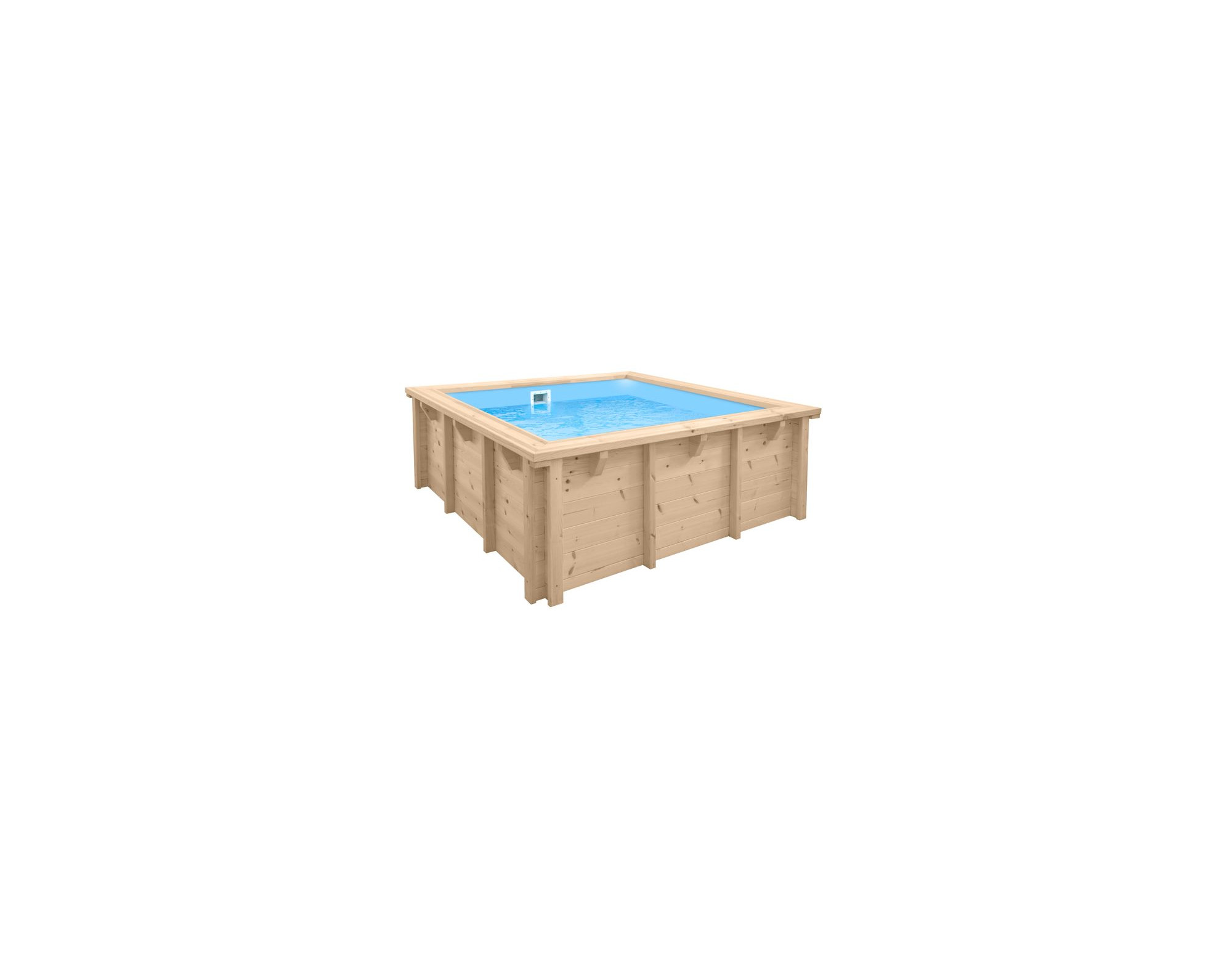 Houten zwembad - Baby Pool - 229 cm x 229 cm x 71 cm opbouw (met liner)