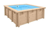 Houten zwembad - Baby Pool - 229 cm x 229 cm x 71 cm opbouw (met liner)-1