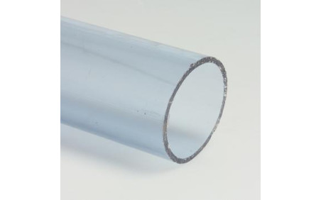 Harde PVC buis TRANSPARANT (10 bar) diameter 50mm per 33cm