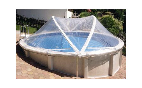 Cabrio Dome zwembad met brede rand