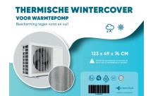 Thermische wintercover voor warmtepomp 112 x 39 x 65 cm