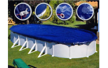 Winterzeil Harmo Pool voor ovaal zwembad 500 x 300cm  - 100 g/m²-1