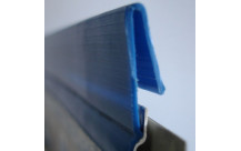 GRE blauwe liner met V-profiel 0,40 mm voor ovaal zwembad 1000 x 550 x 132 cm-2