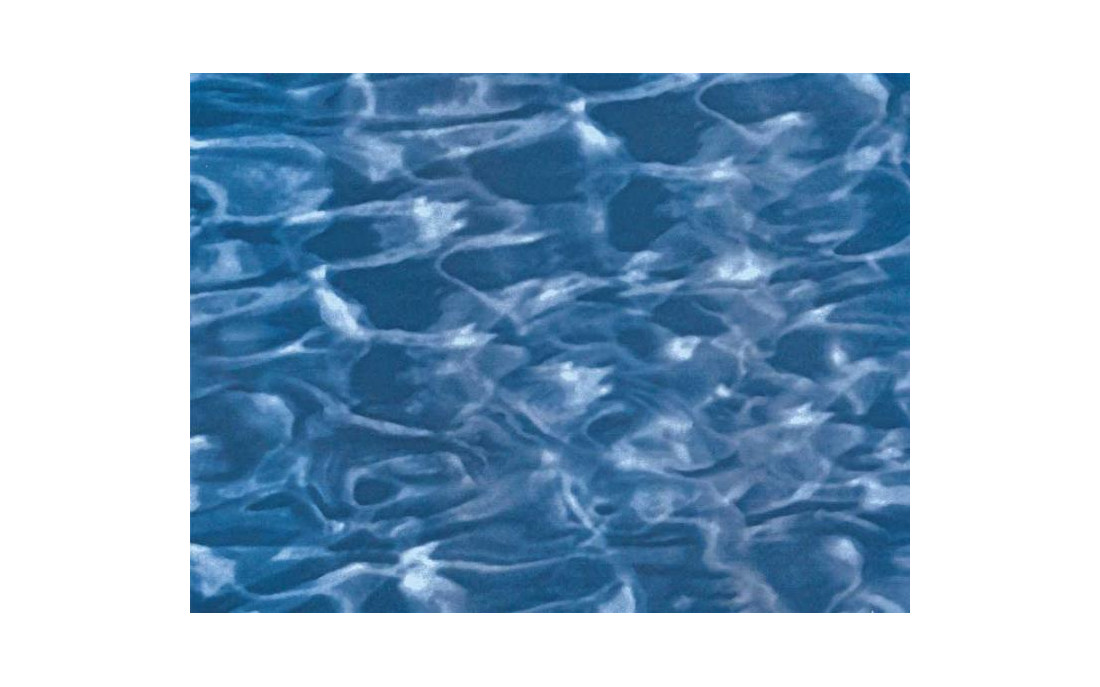 Mountfield zwembadliner met golvenpatroon overlap 0,425 mm - rond 5,5 x 3,7 x 1,2 m 