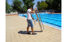 Hydraulische zwembadlift - draagbaar / verplaatsbaar - tot 150 kg-2