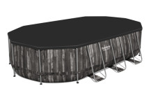 Bestway Power Steel Oval zwembad - 610 x 366 x 122 cm - met filterpomp en accessoires-3