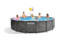 Intex Greywood Prism Frame Premium zwembad set-1