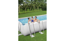 Bestway Power Steel rechthoekig zwembad - 640 x 274 x 132 cm - met zandfilterpomp en accessoires-2