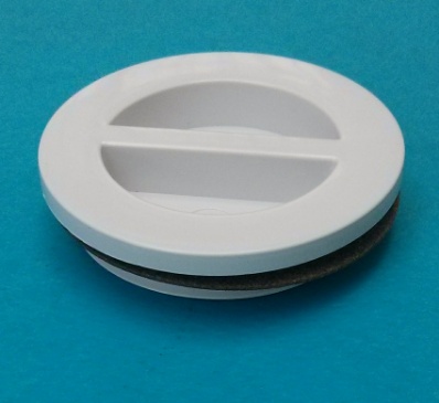 Wisselstukken - Bouchon + joint plat fibbre, filetage L 8 x D. 46 mm (pour buse béton) (HAYWARD)