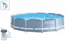 Intex Prism Frame zwembad rond - 366 x 76 cm
