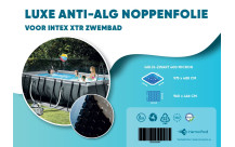 Luxe anti-alg noppenfolie (grijs-zwart 400 micron) voor Harmo Pool metalen zwembaden ovaal-7