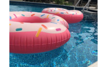 Sprinkle Roze Donut Zwemband-3