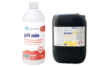 Vloeibare pH plus en min zwembad chemie-3