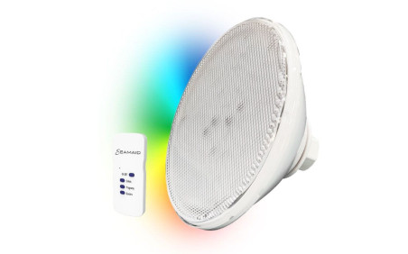 Ledlamp PAR 56 met afstandsbediening zonder behuizing - warm wit + 12 kleurenprogramma’s