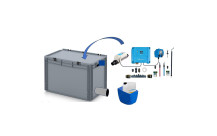 Zoutelektrolyse HS voorgemonteerd in box met pH en RX regeling - Display - met flow en level switch-1