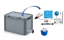 Zoutelektrolyse HS voorgemonteerd in box met pH en RX regeling - Wifi - met flow en level switch-1