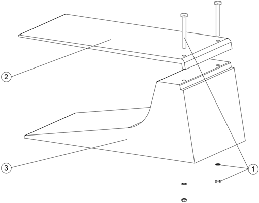 Duikplank demonteerbaar CLIP model