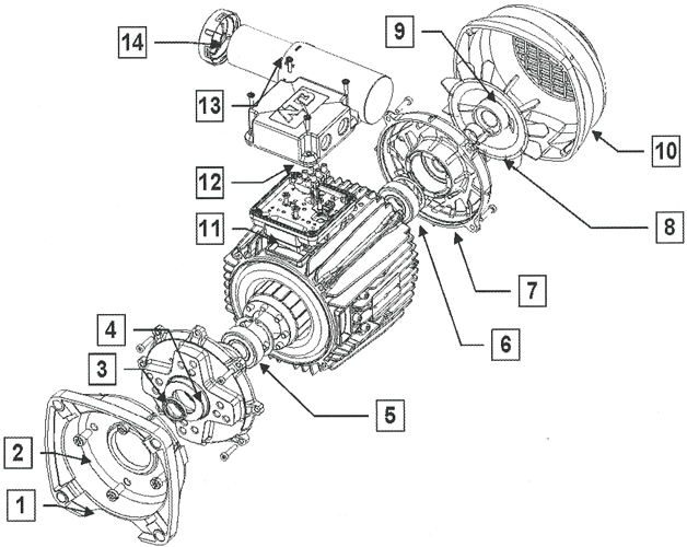 Pompmotor Sta-Rite ATB