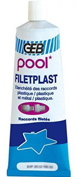 Afdichting van aansluitigen - tube 100g Filetplast zwembadbouw