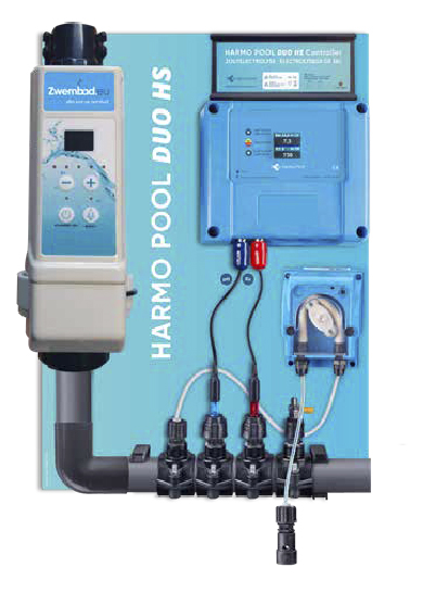 Pool Duo zoutelectrolyse met display Chloor- en pH regeling