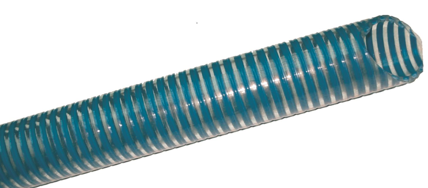 Azur flexibele zwembadslang versterkt met harde PVC spiraal diameter 38 mm