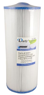 Spa Filter Darlly SC703 (verpakking van 9 stuks) 5CH-352