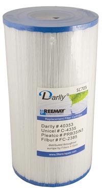 Spa Filter Darlly SC705 (verpakking van 9 stuks) C-4335