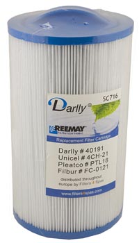 Spa Filter Darlly SC716 (verpakking van 9 stuks) 4CH-21