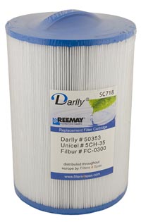 Spa Filter Darlly SC718 (verpakking van 9 stuks) 5CH-35