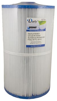 Spa Filter Darlly SC722 (verpakking van 4 stuks) C-8380