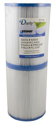 Spa Filter Darlly SC732 (verpakking van 9 stuks) C-4405