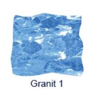 Rol liner OgenFlex 1,5 mm Granit NG blauw/lichtblauw