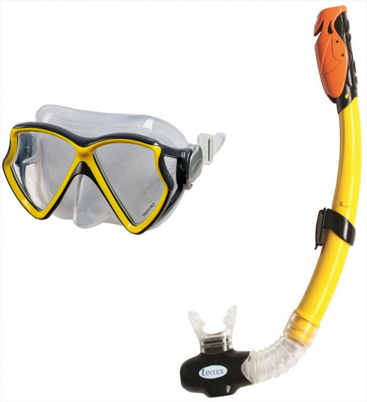 Intex Aviator Pro duikbril en snorkel 8+