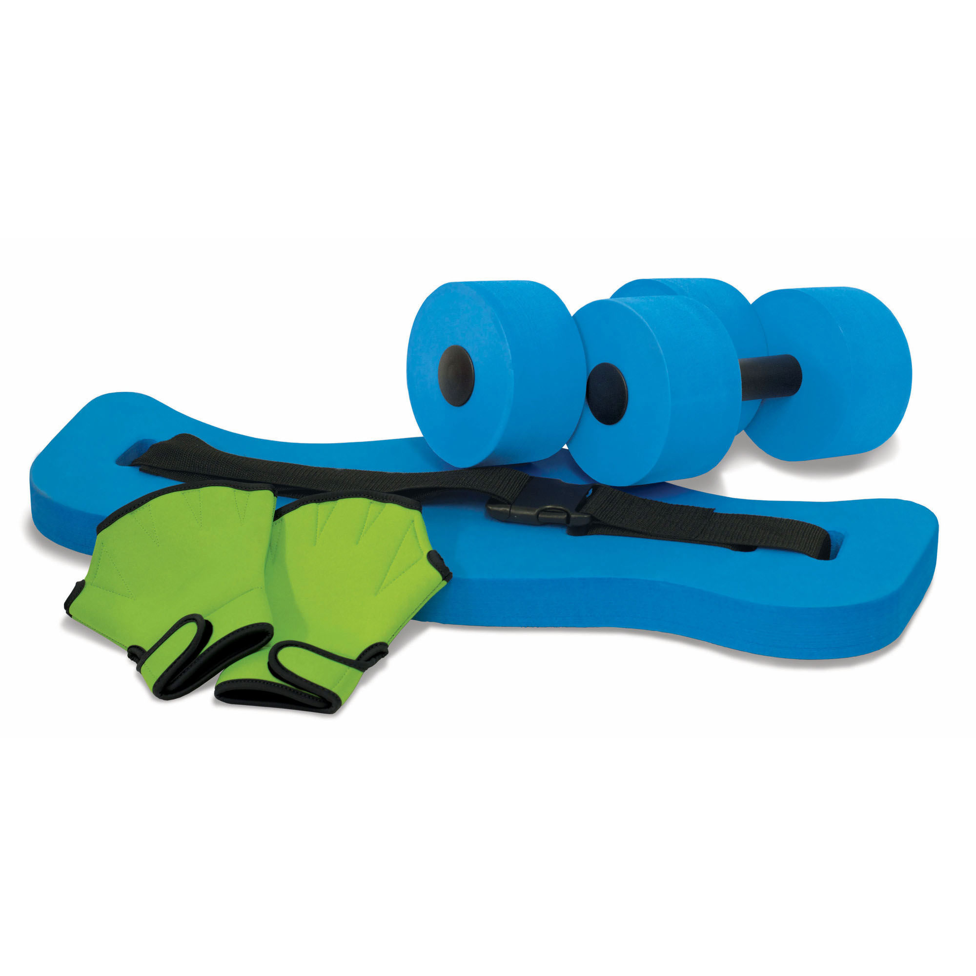 Aqua Fitness Set (riem, halters, handschoenen)