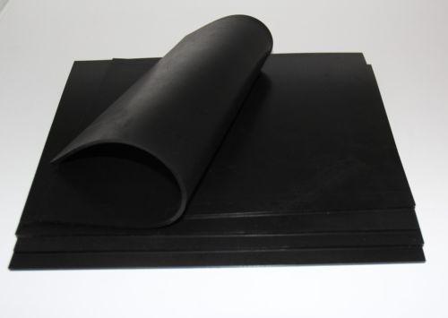 Rubber EPDM mat 2mm dik om zelf dichtingen te maken 46.6x33.3cm