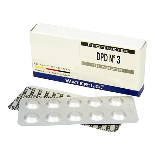 50 tabletten DPD N�3 om chloor te testen met de PoolLab
