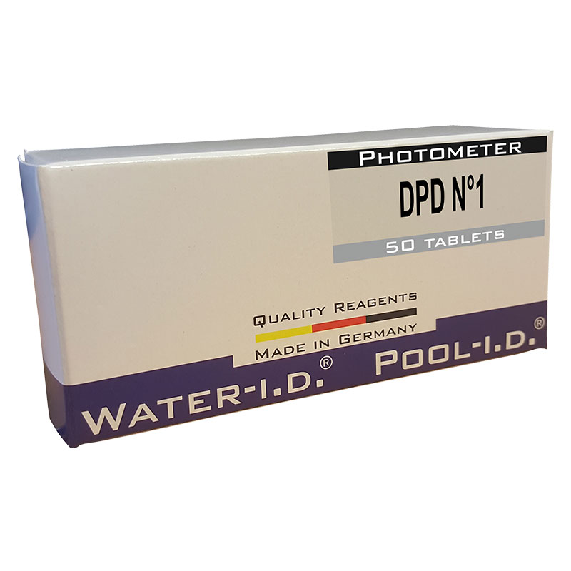 50 tabletten DPD N�1 Rapid voor het testen van vrije chloor met de FlexiTester