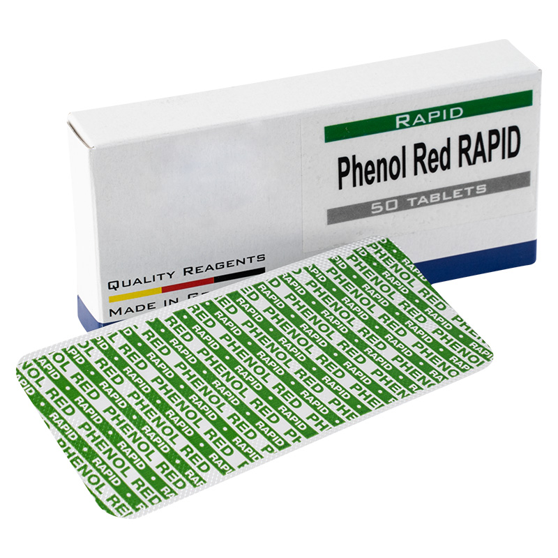 50 tabletten Phenol Red Rapid voor het testen van pH met de FlexiTester